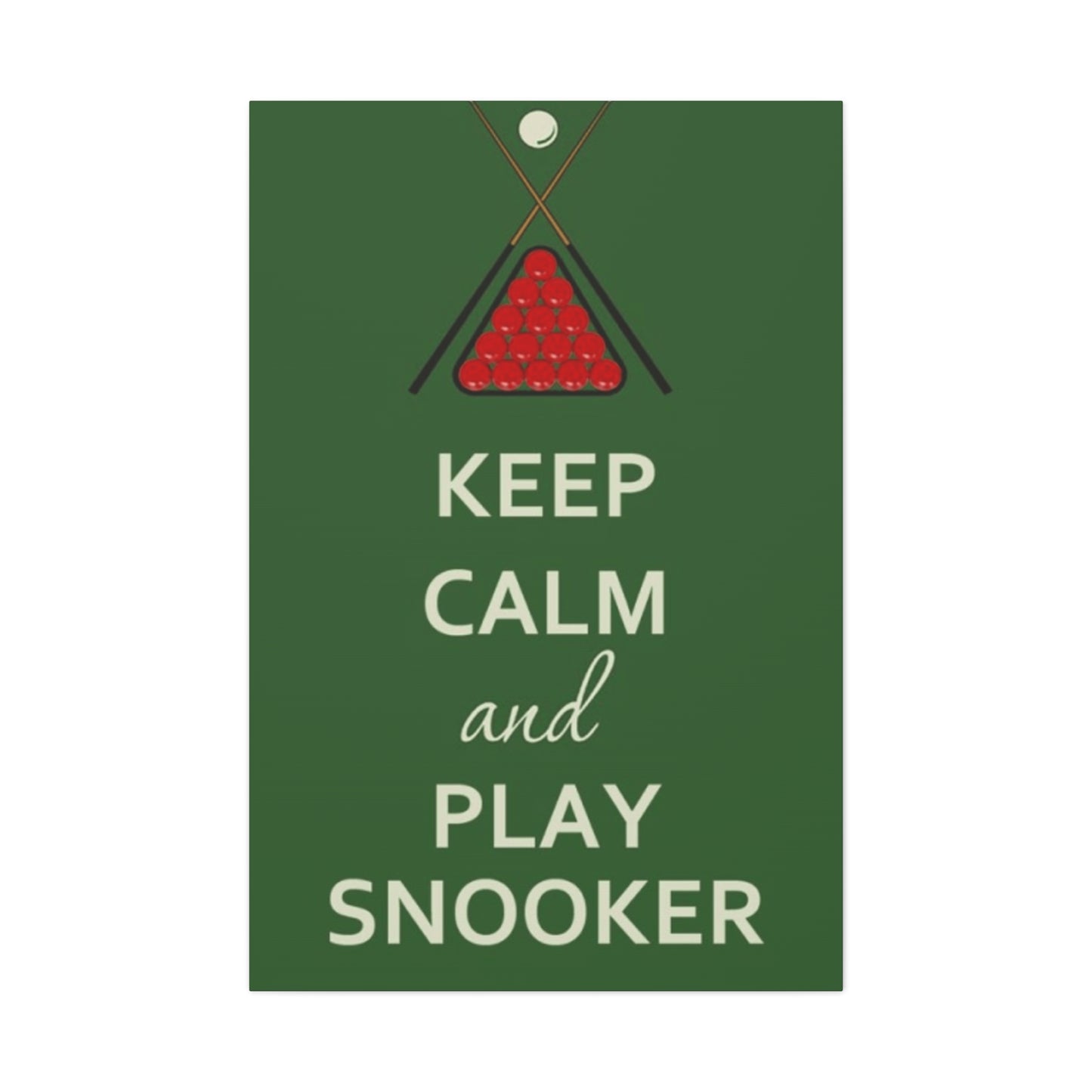 Keep Calm and Play Snooker Wall Art & Canvas Prints