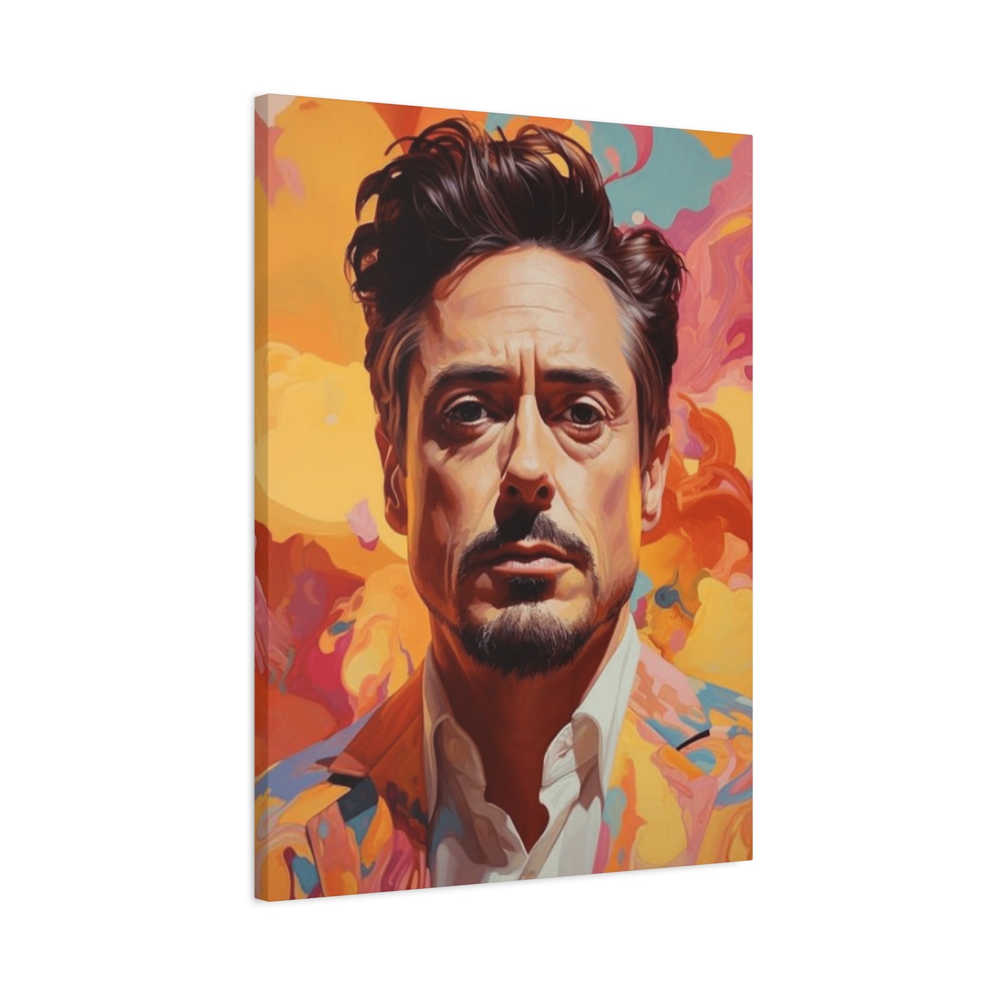 Tony Stark Abstract Portrait Wall Art & Canvas Prints