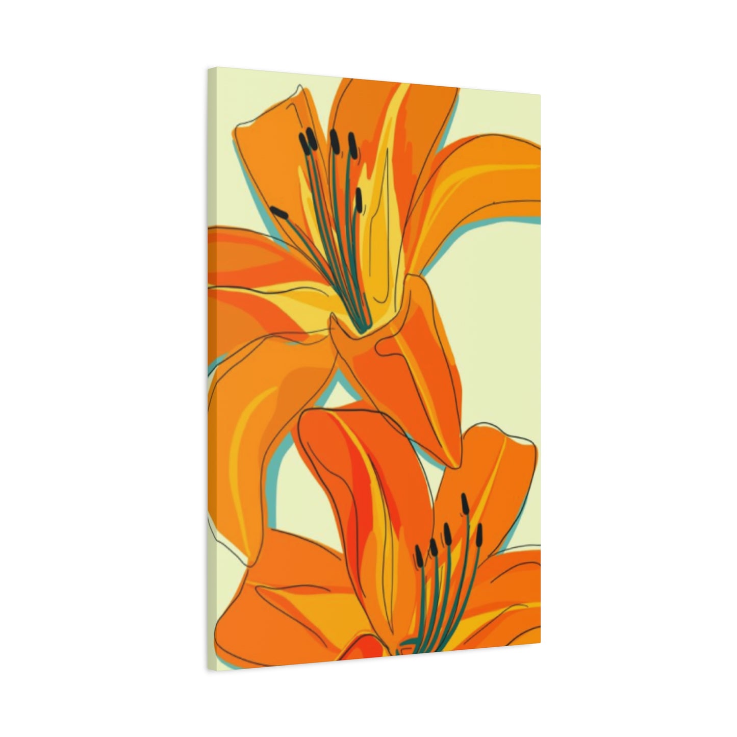 Orange Flower Wall Art & Canvas Prints