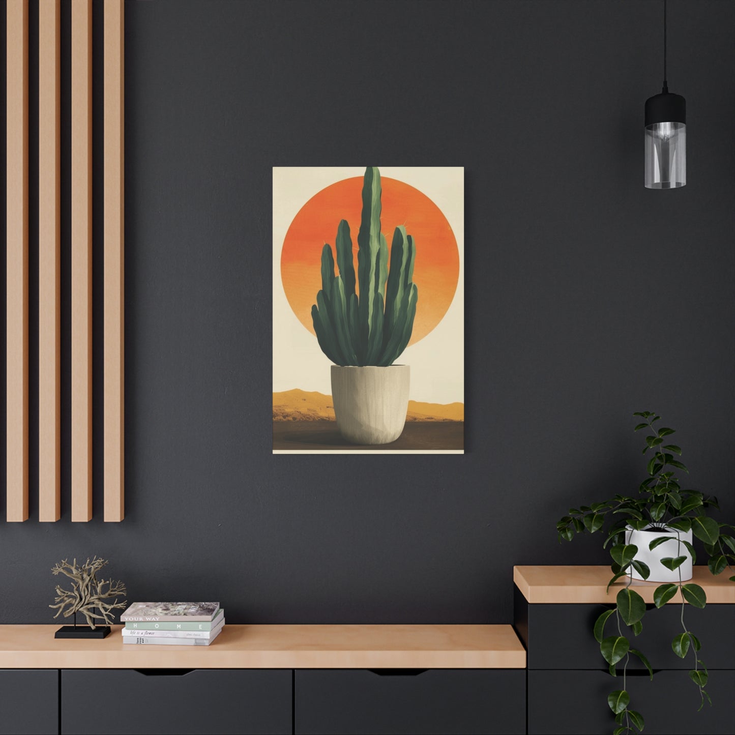 Little Cactus Flower Pot Wall Art & Canvas Prints