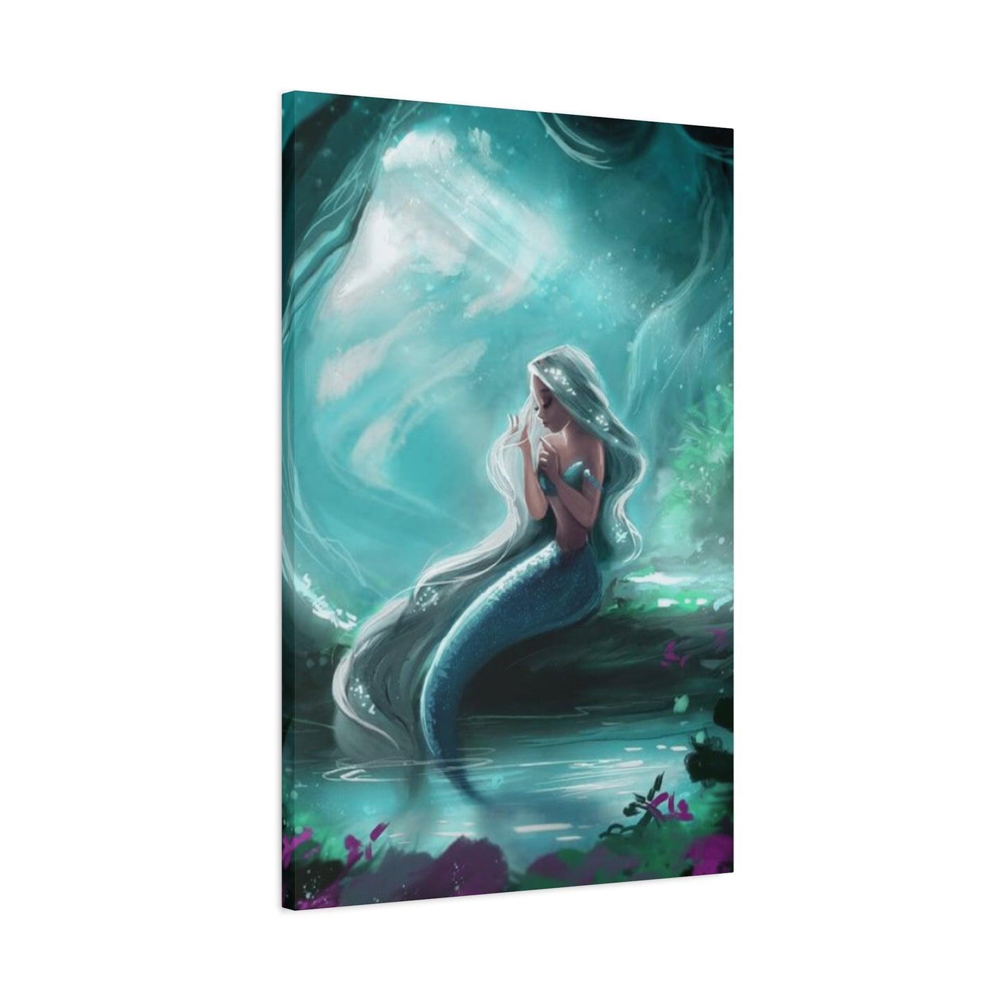 Mermaid Portrait Wall Art & Canvas Prints