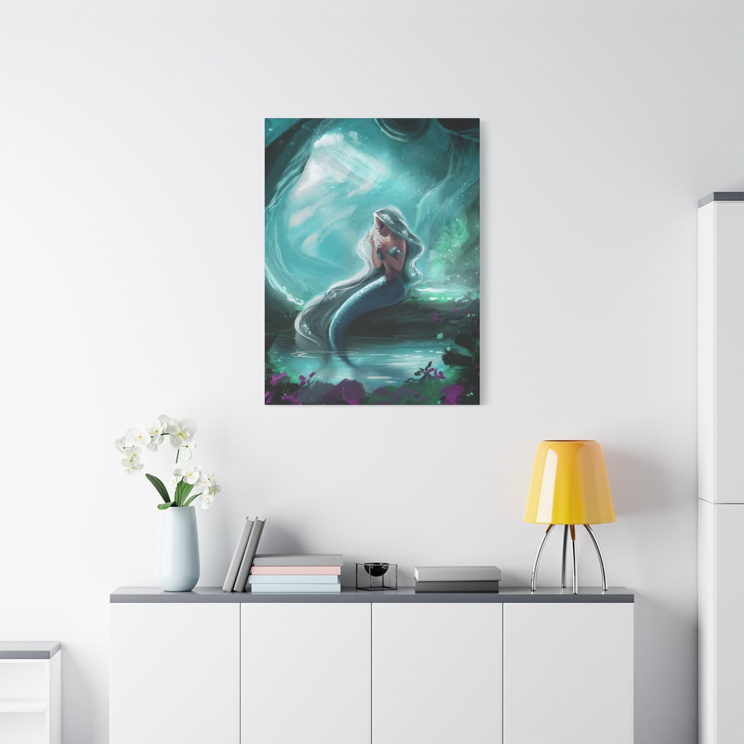 Mermaid Portrait Wall Art & Canvas Prints