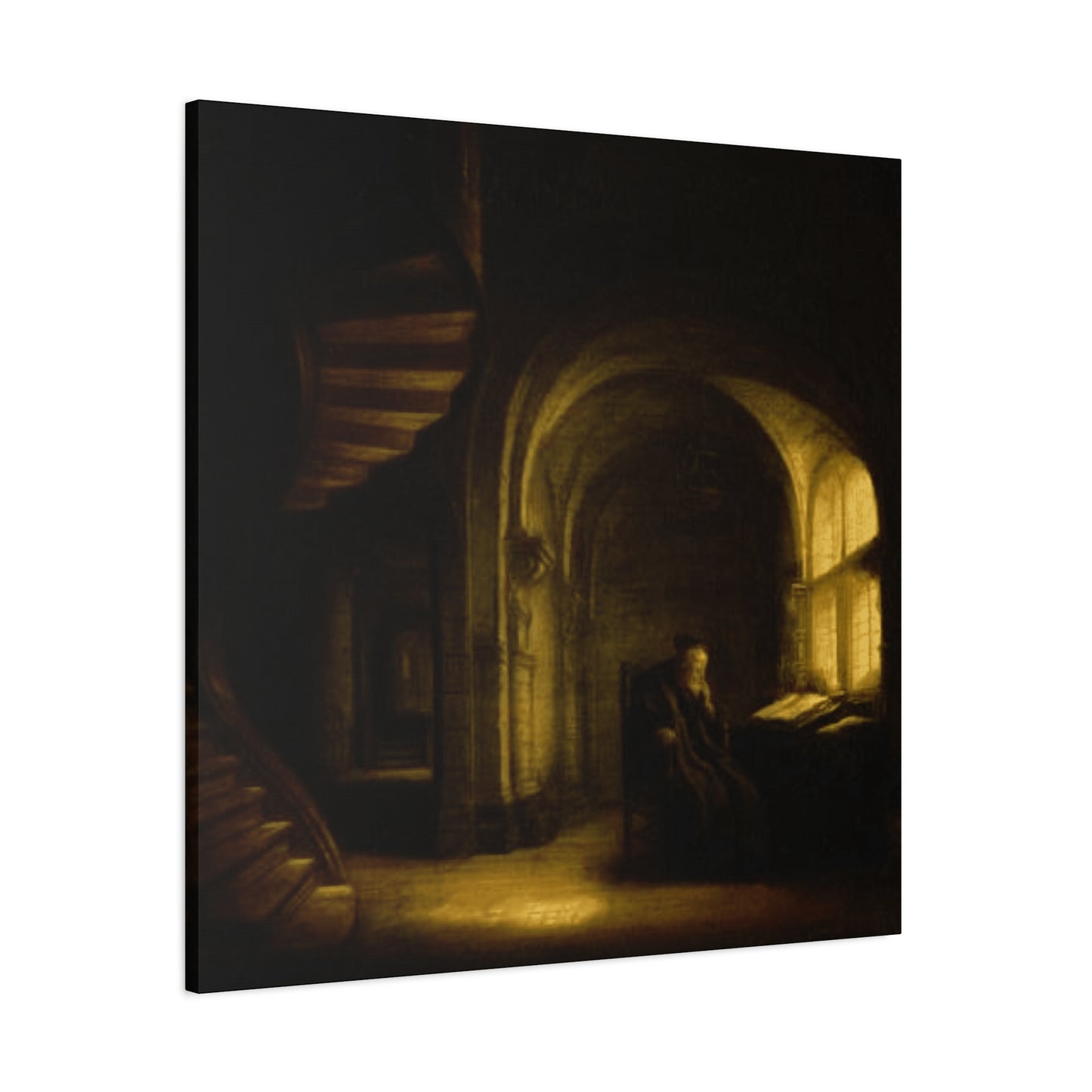 Philosopher With An Open Book Wall Art & Canvas Prints