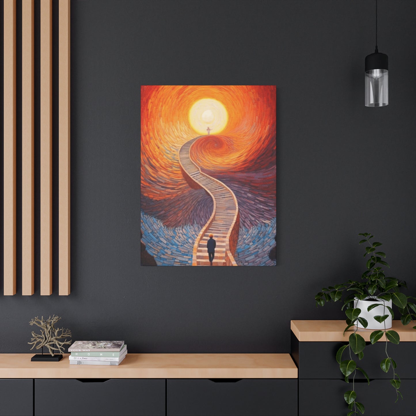 Person Heading Toward Dream Wall Art & Canvas Prints