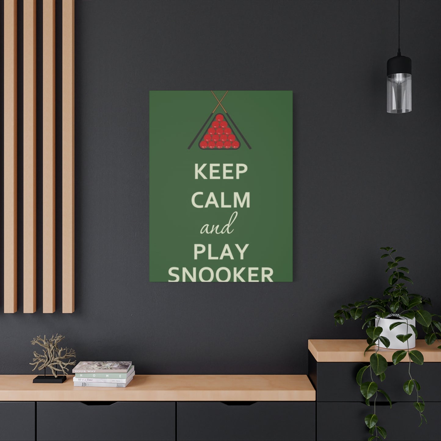 Keep Calm and Play Snooker Wall Art & Canvas Prints