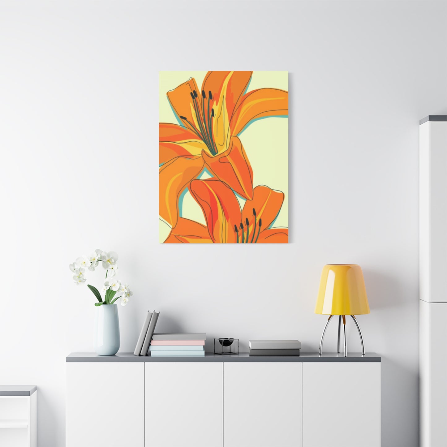 Orange Flower Wall Art & Canvas Prints