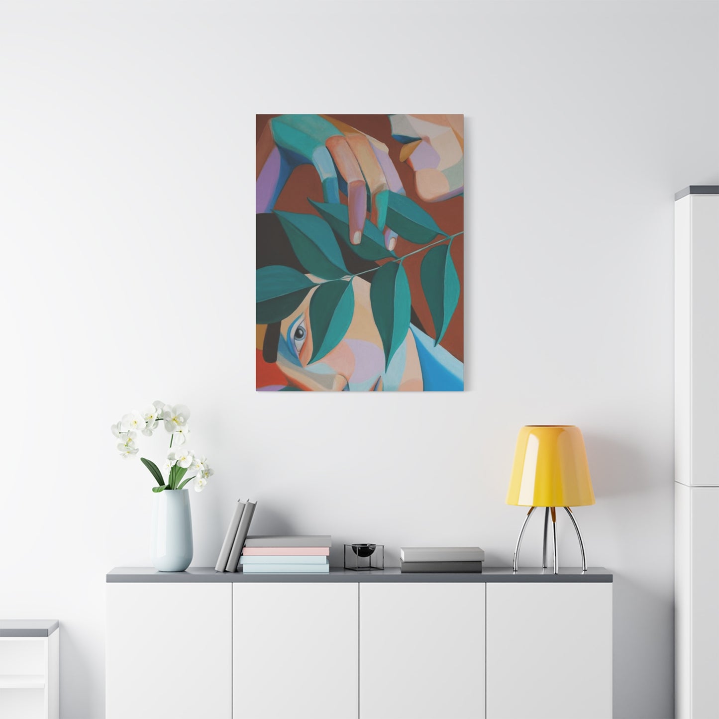 Two Women Abstract Wall Art & Canvas Prints