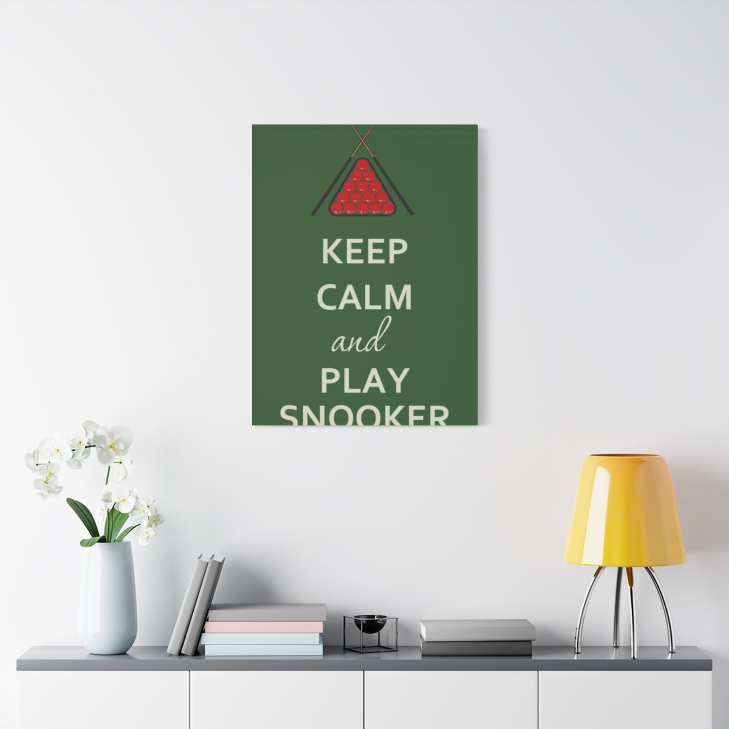 Keep Calm and Play Snooker Wall Art & Canvas Prints