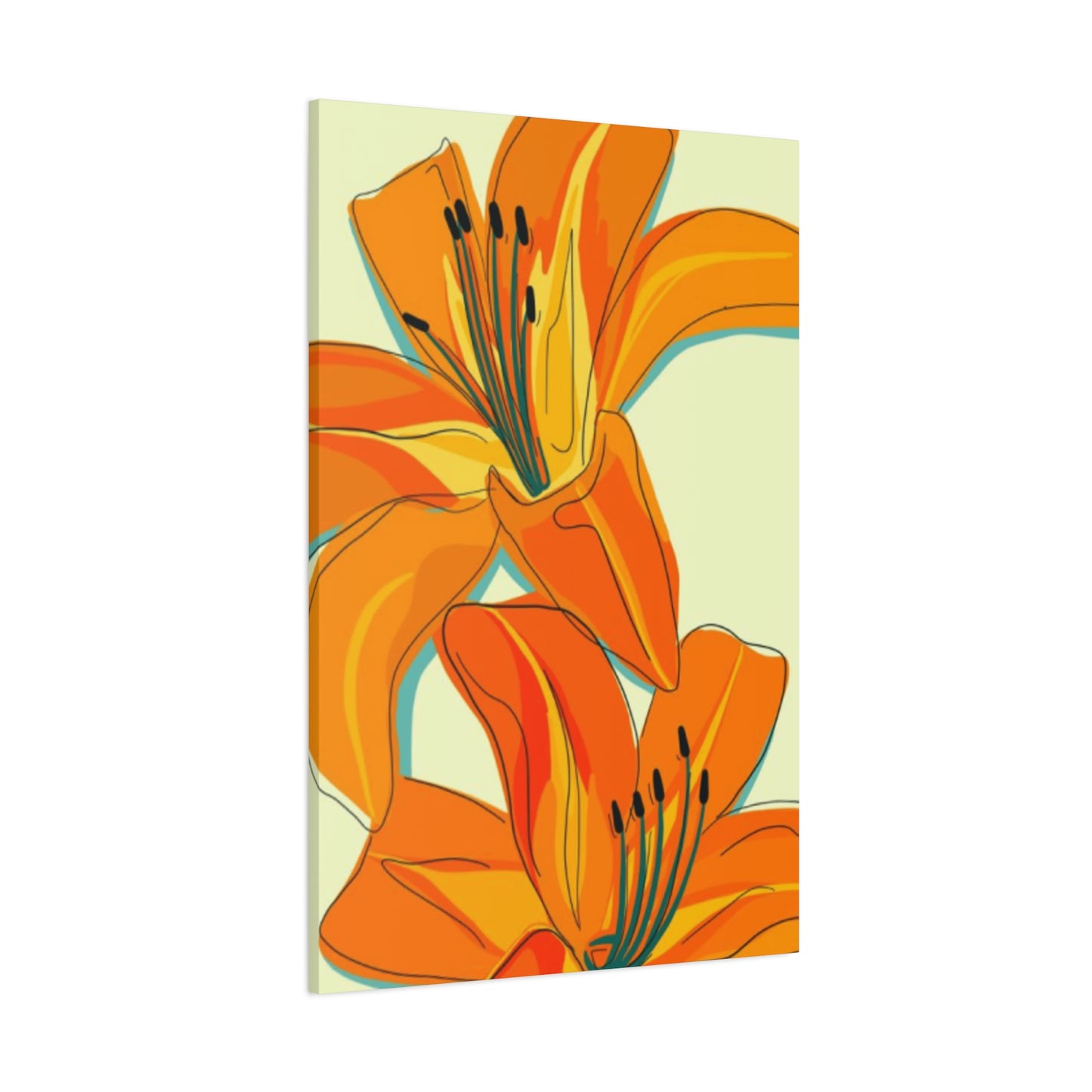 Orange Flower Wall Art & Canvas Prints