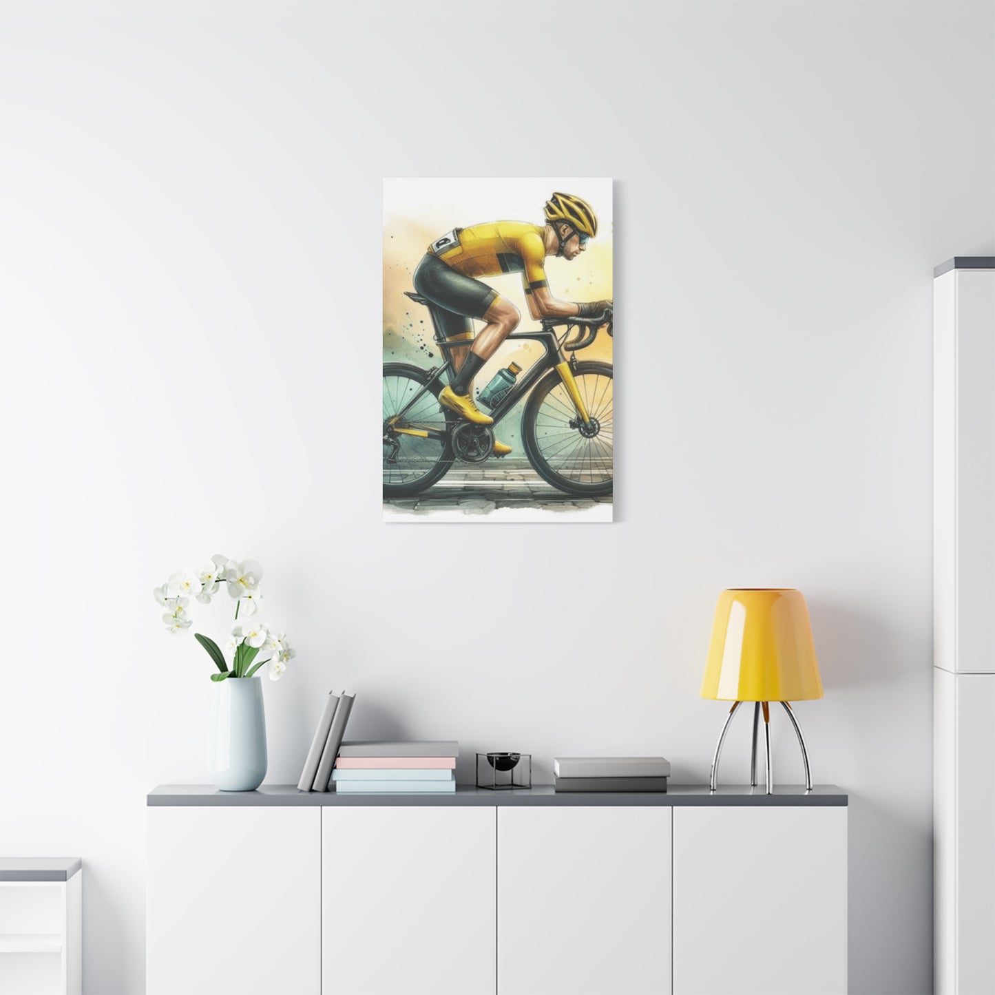 Professional Bicycle Rider Wall Art & Canvas Prints