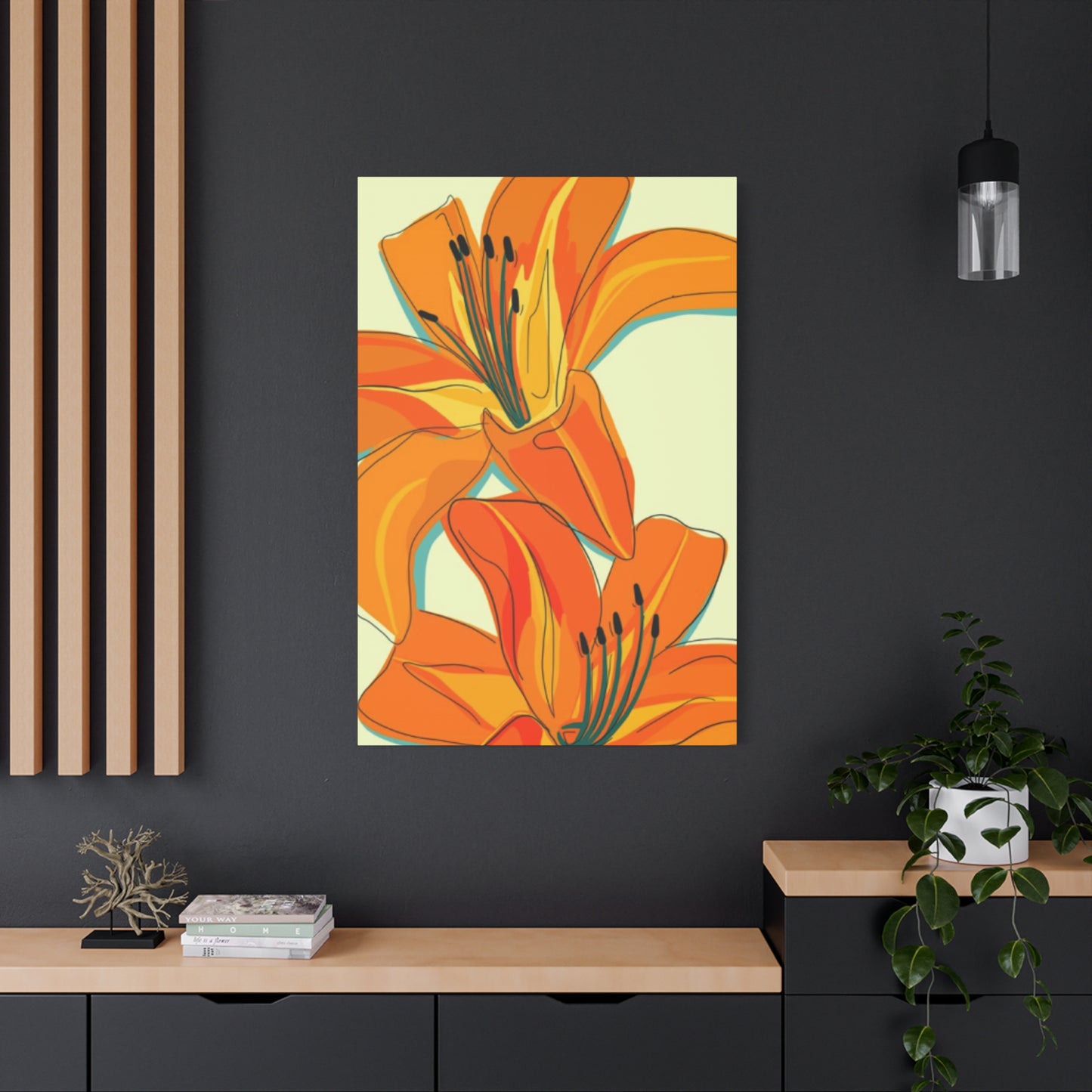 Orange Flower Wall Art & Canvas Prints