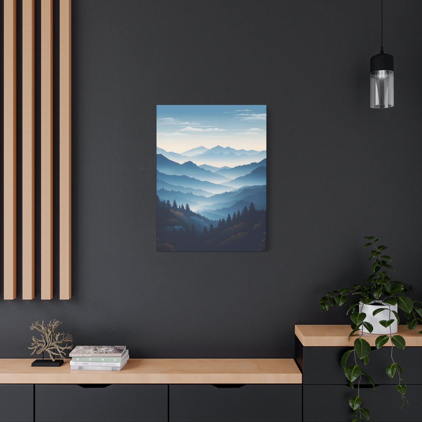 Mountain Ridges Scenery Wall Art & Canvas Prints