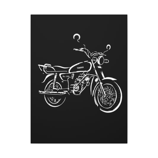 Yamaha RX100 Poster Motorcycle Wall Art & Canvas Prints