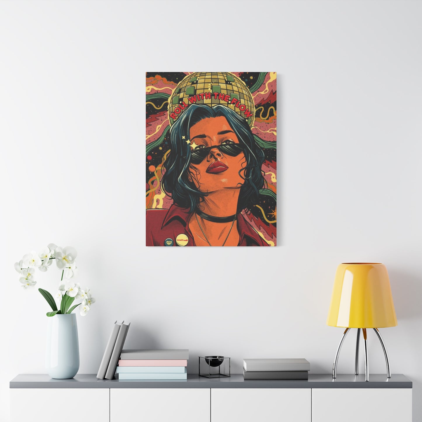 Roll With The Flow Wall Art & Canvas Prints