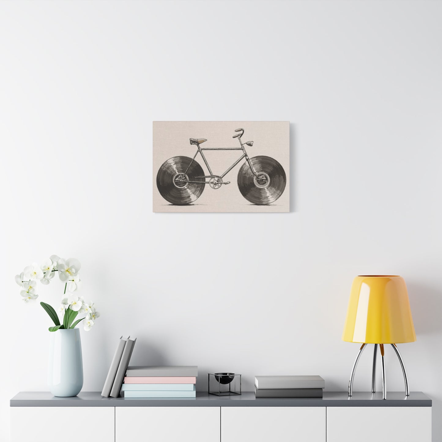 Old Bicycle Model Wall Art & Canvas Prints