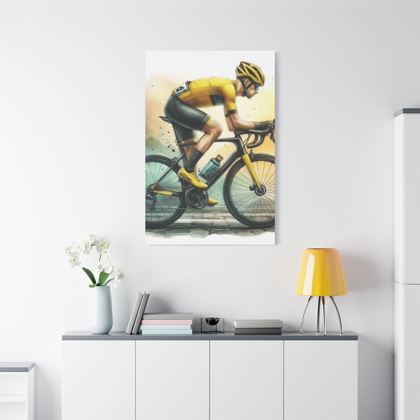 Professional Bicycle Rider Wall Art & Canvas Prints