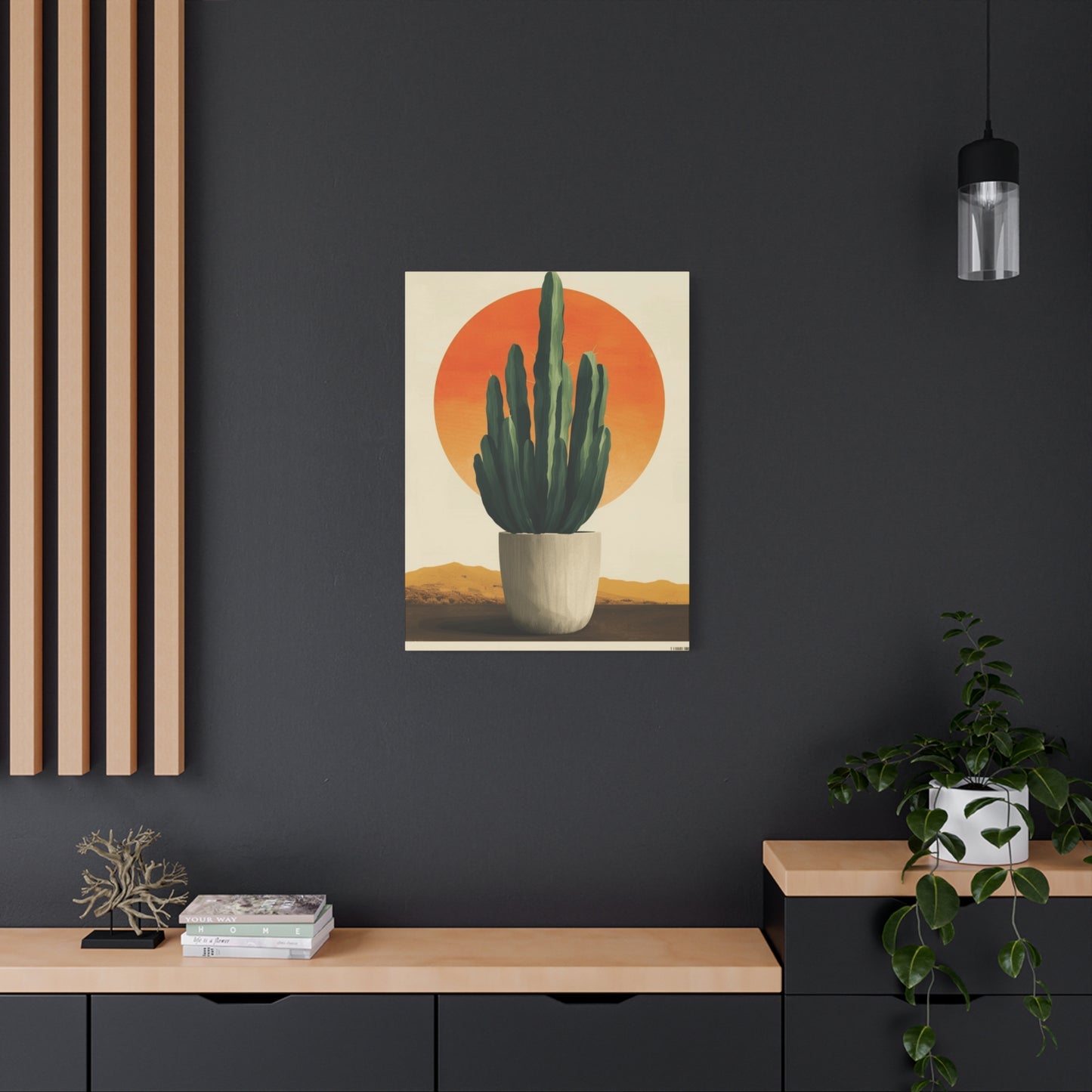 Little Cactus Flower Pot Wall Art & Canvas Prints