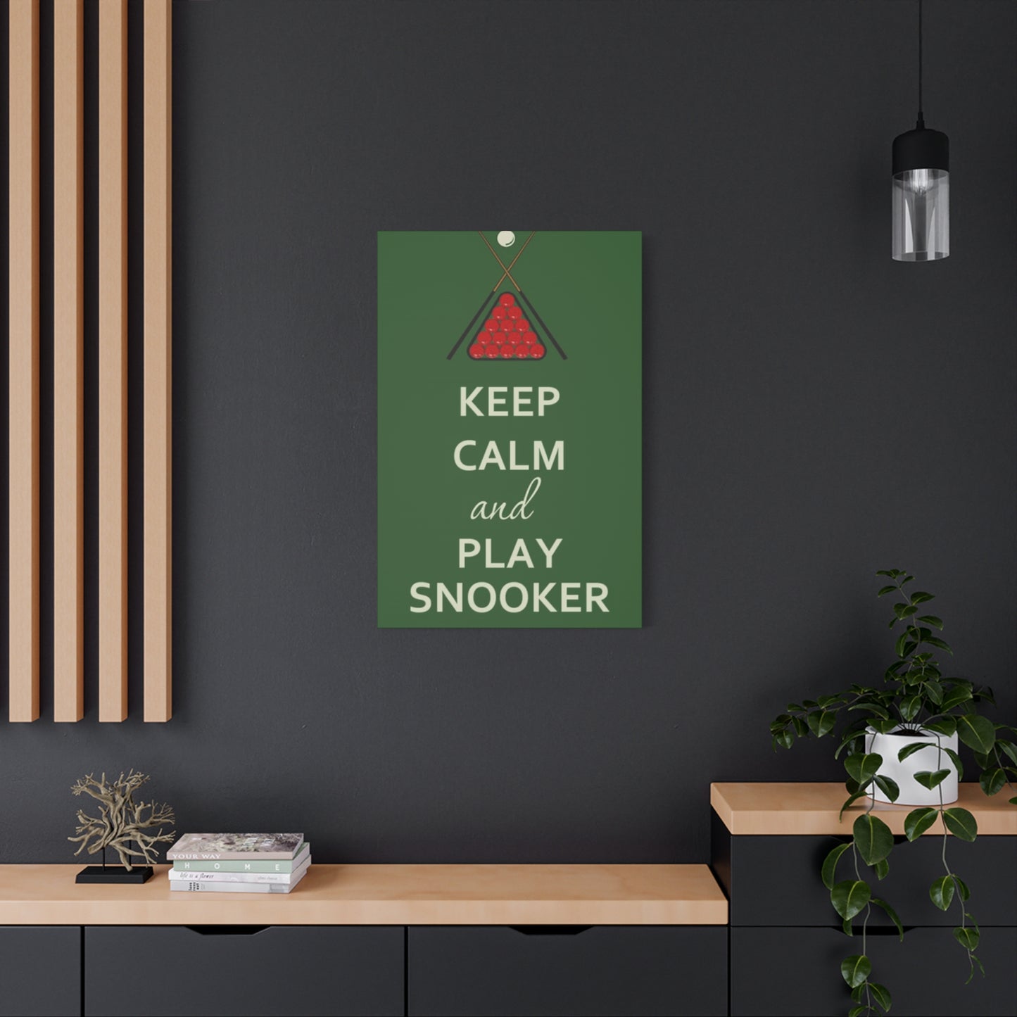 Keep Calm and Play Snooker Wall Art & Canvas Prints