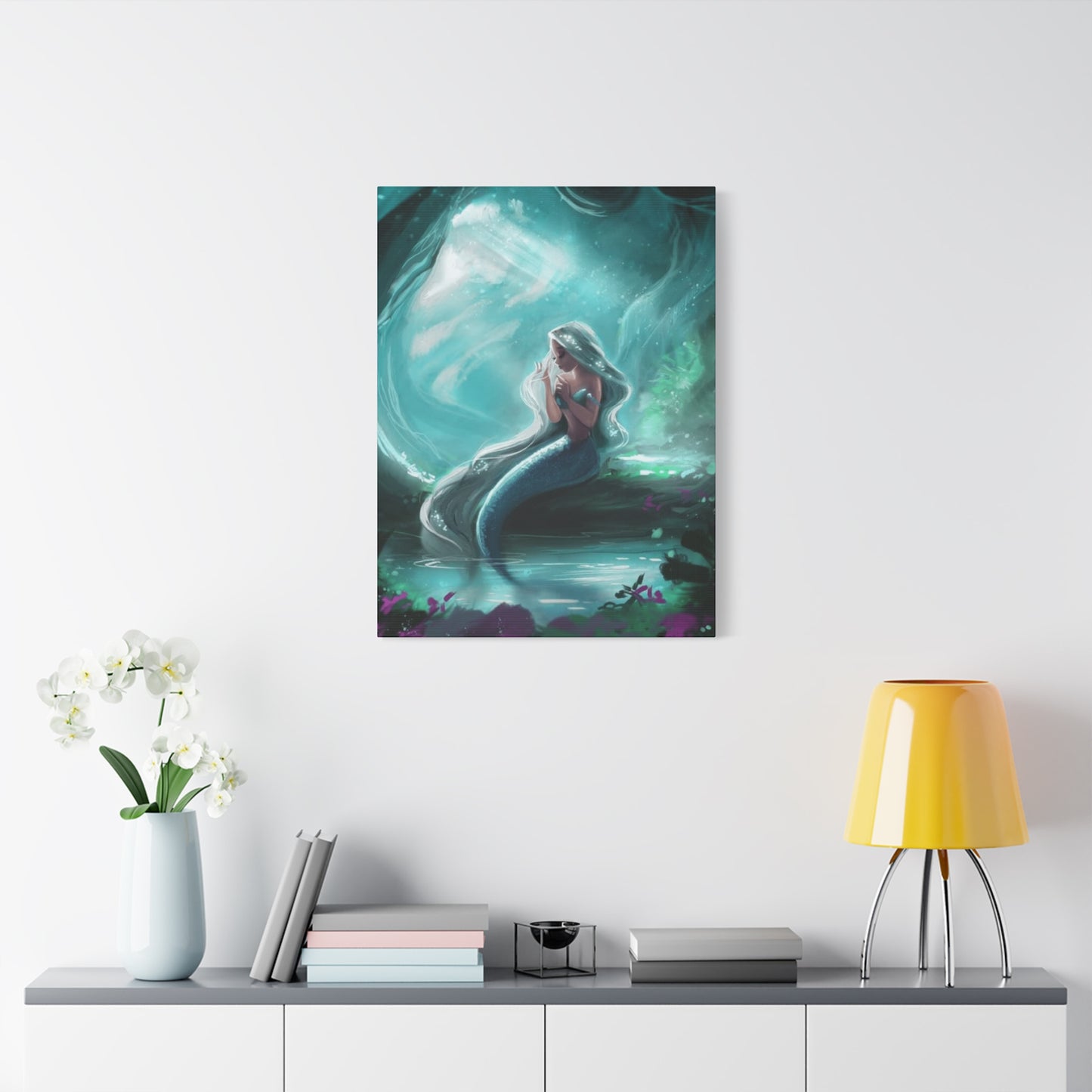 Mermaid Portrait Wall Art & Canvas Prints