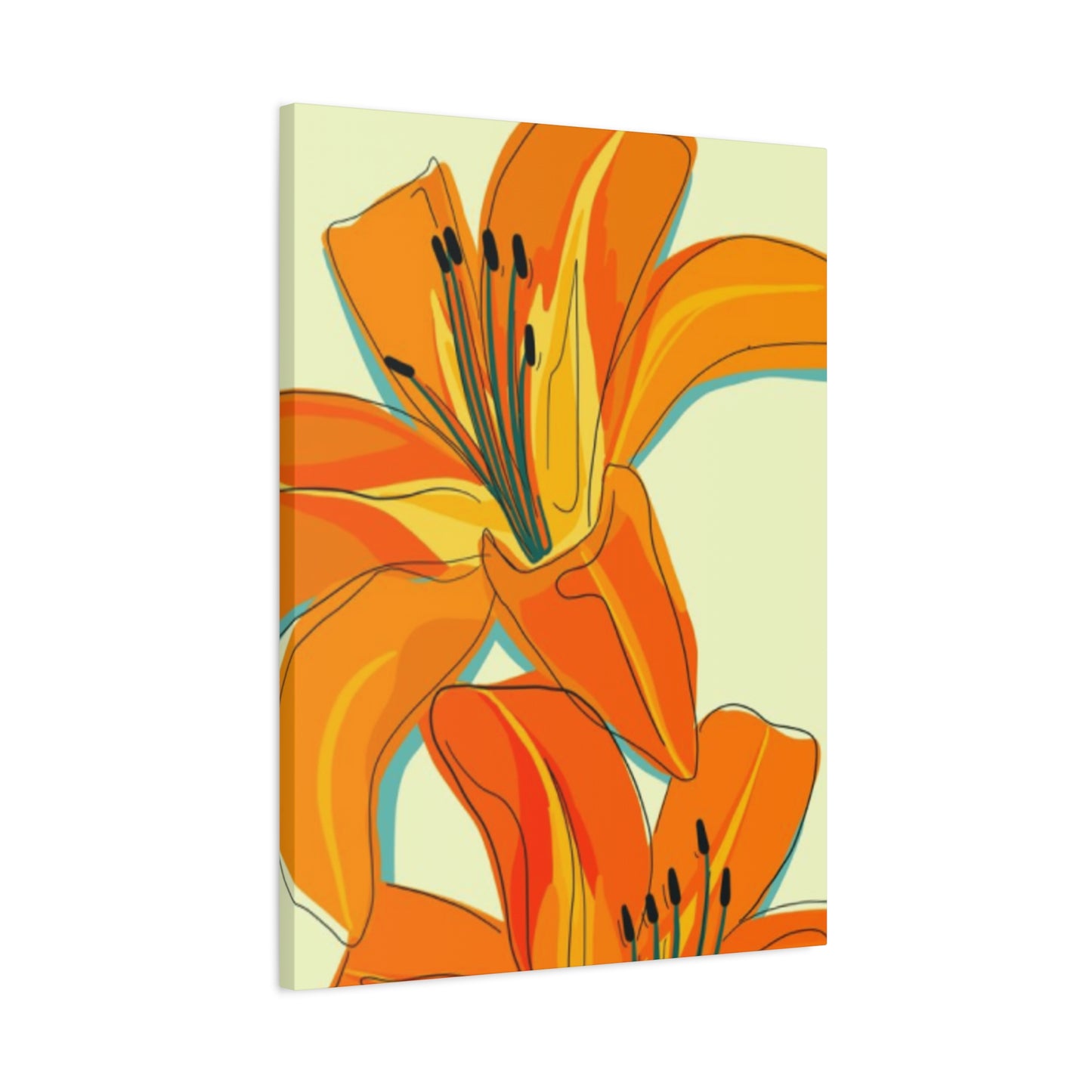 Orange Flower Wall Art & Canvas Prints