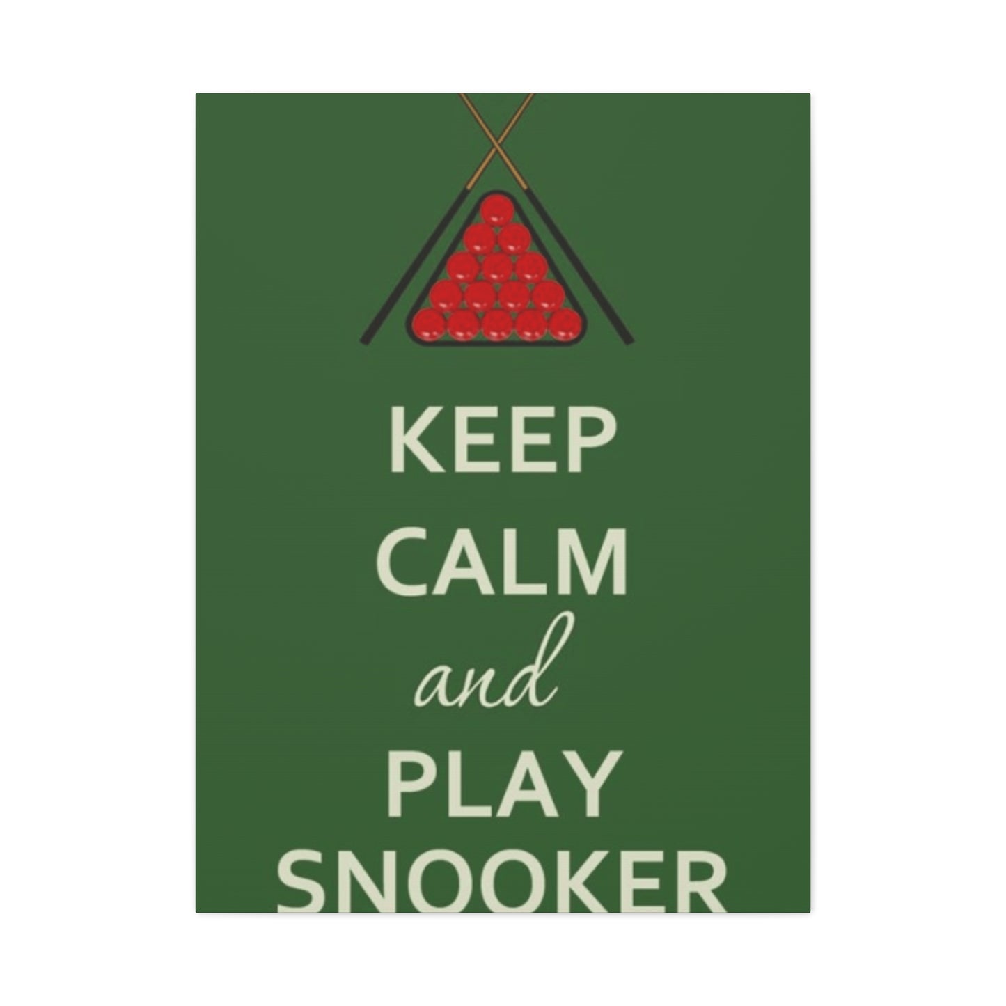 Keep Calm and Play Snooker Wall Art & Canvas Prints