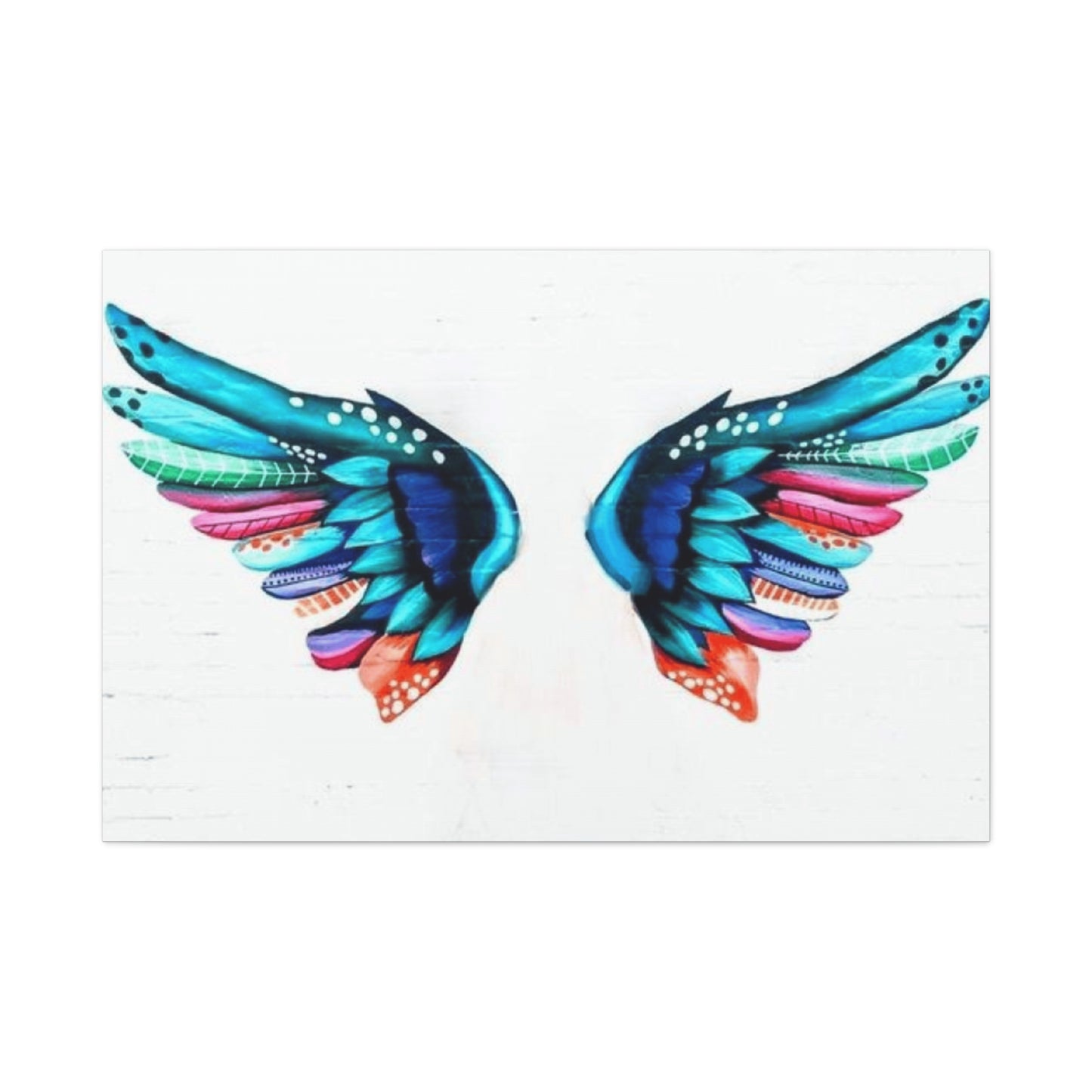 Colorful Angel Wings Wall Art & Canvas Prints