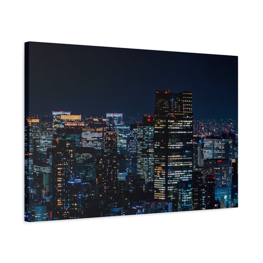 Night View in Tokyo Wall Art & Canvas Prints