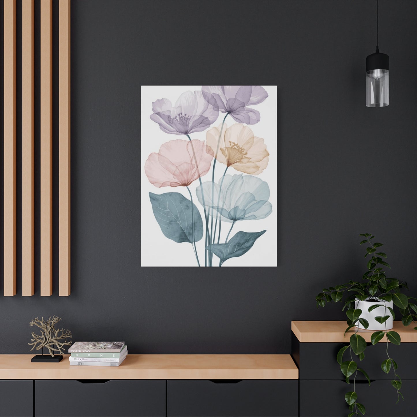 Colorful Flower Petals Painting Wall Art & Canvas Prints