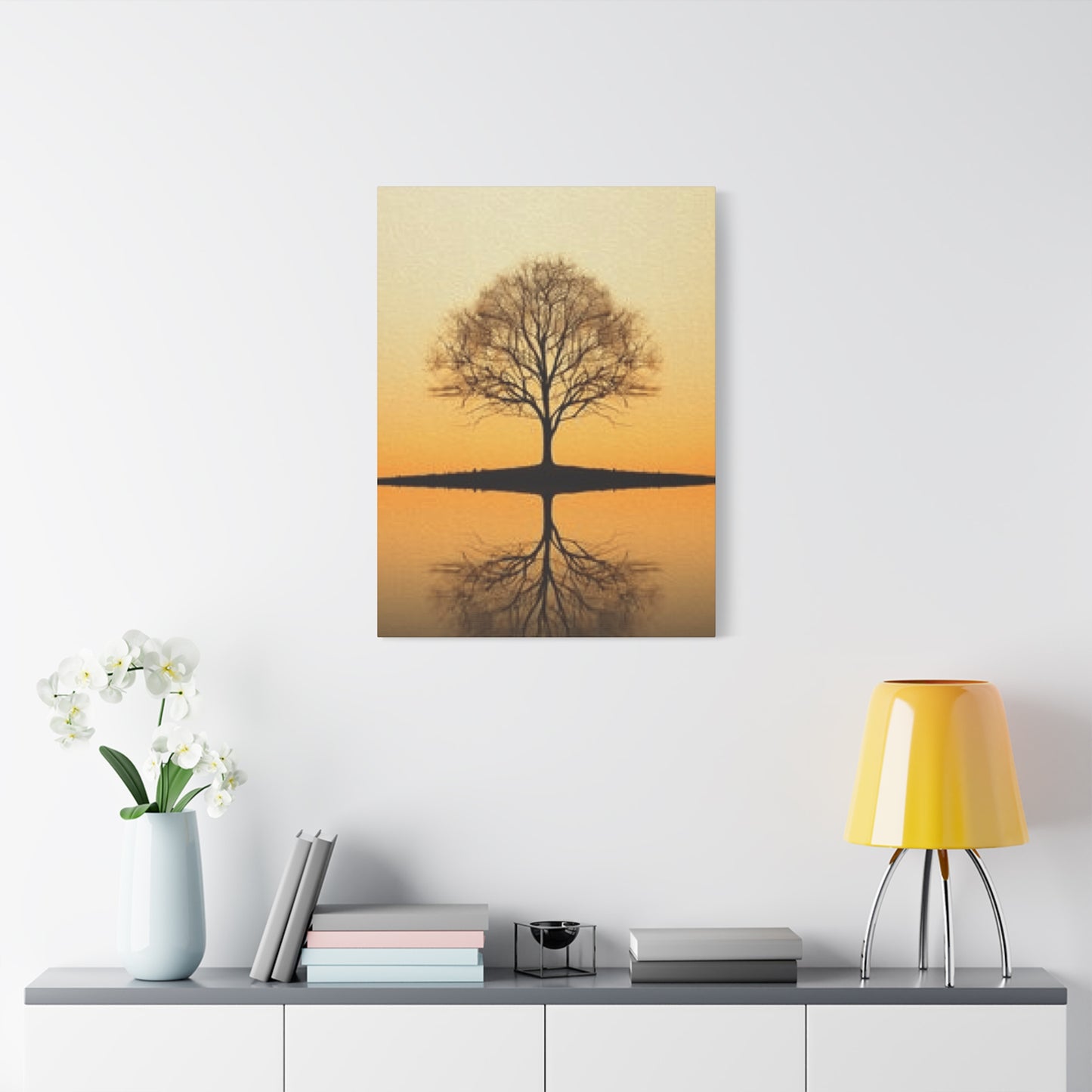 Tree Reflection in Pond Wall Art & Canvas Prints