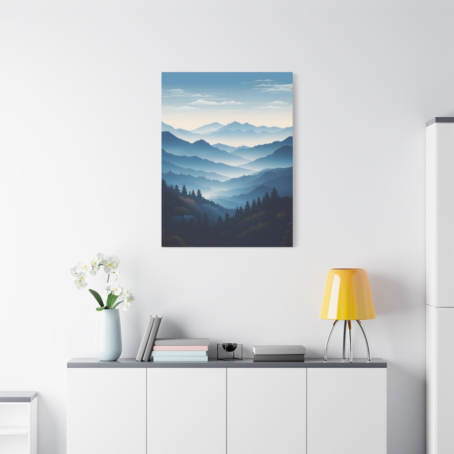 Mountain Ridges Scenery Wall Art & Canvas Prints