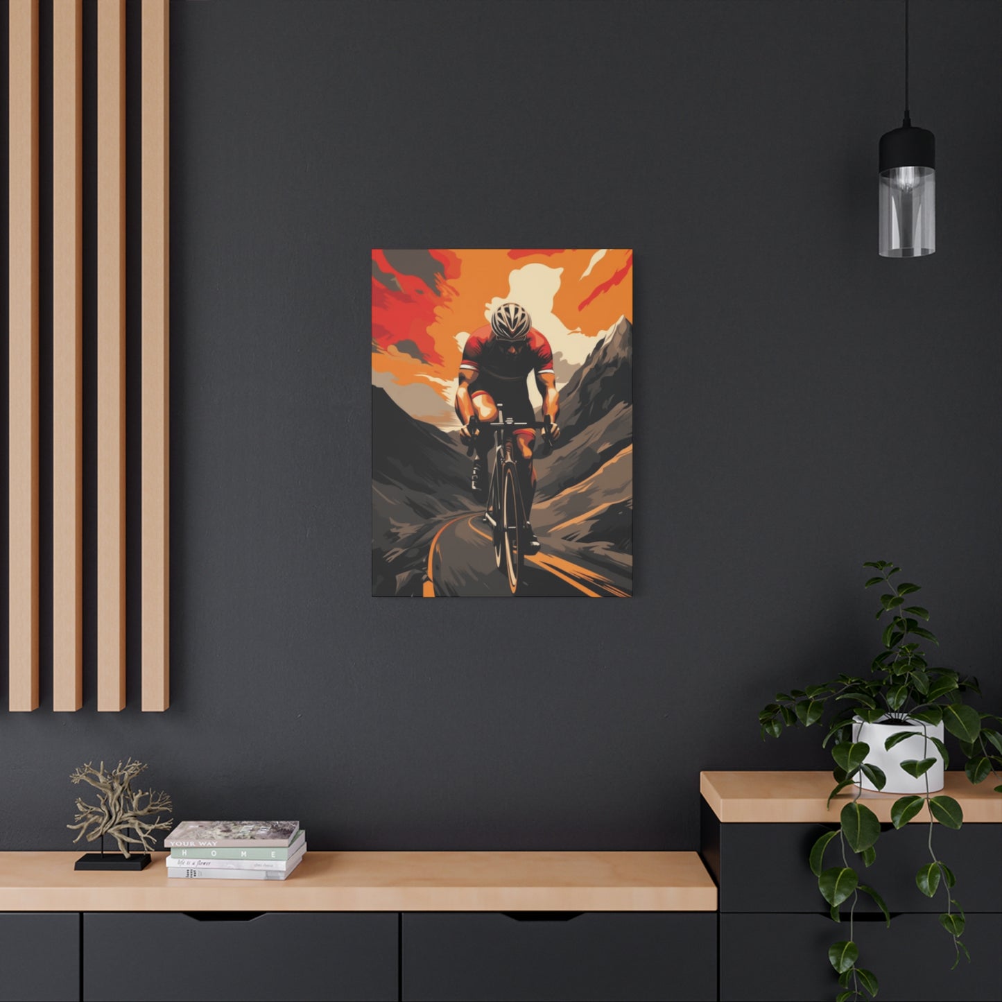 Mountain Ride on Bicycle Wall Art & Canvas Prints