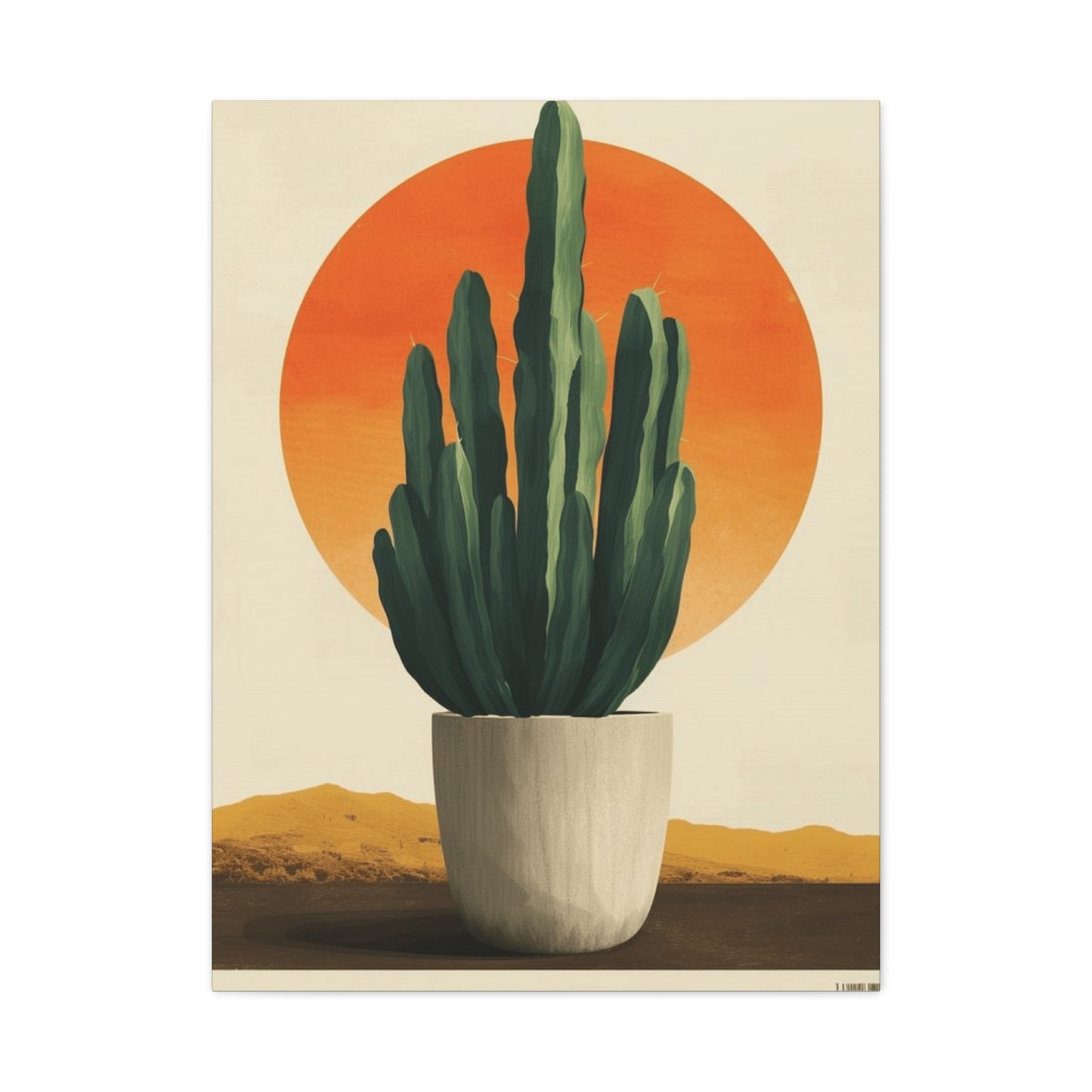 Little Cactus Flower Pot Wall Art & Canvas Prints