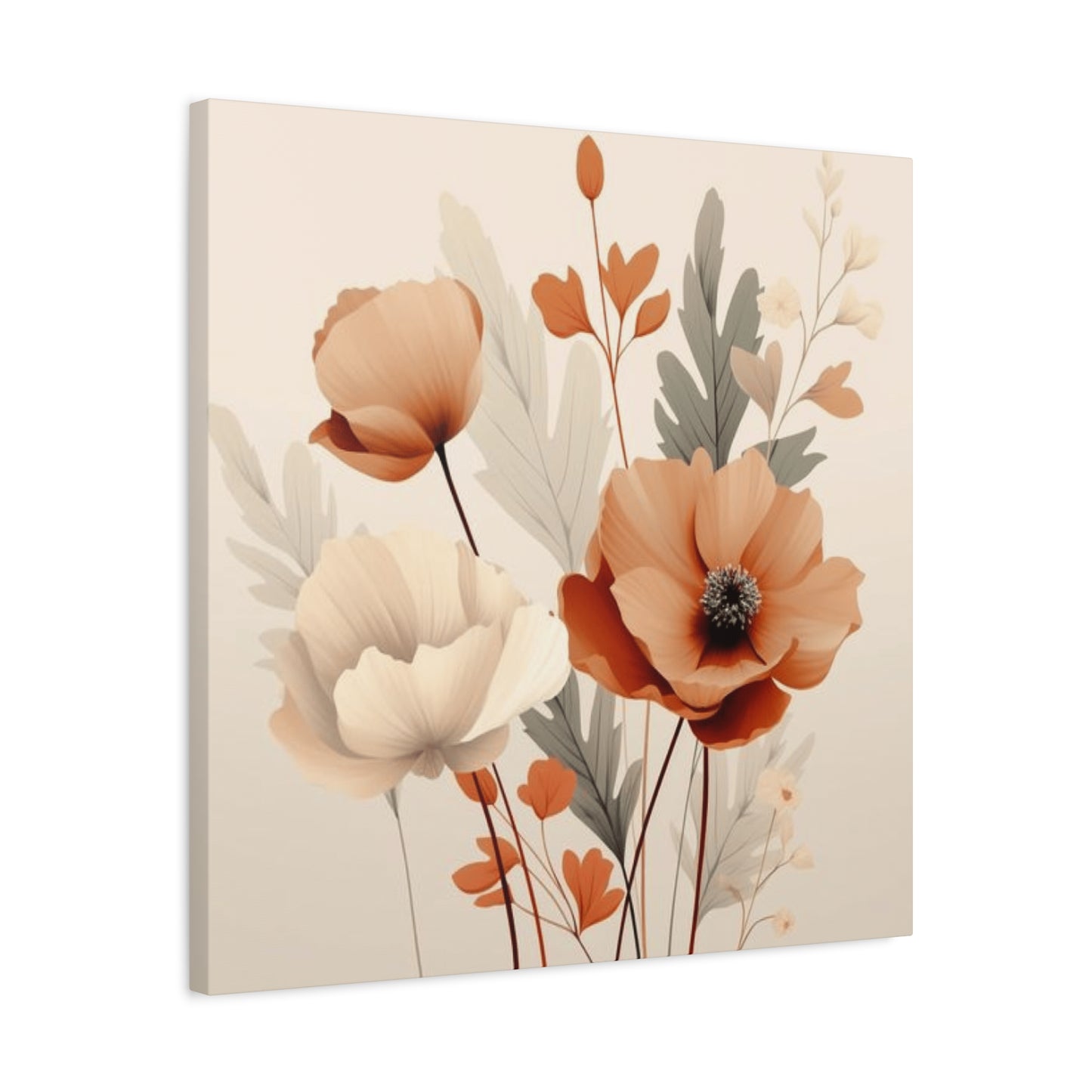 Light Floral Painting Wall Art & Canvas Prints