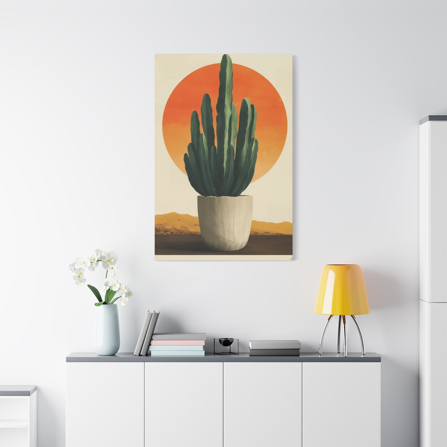 Little Cactus Flower Pot Wall Art & Canvas Prints