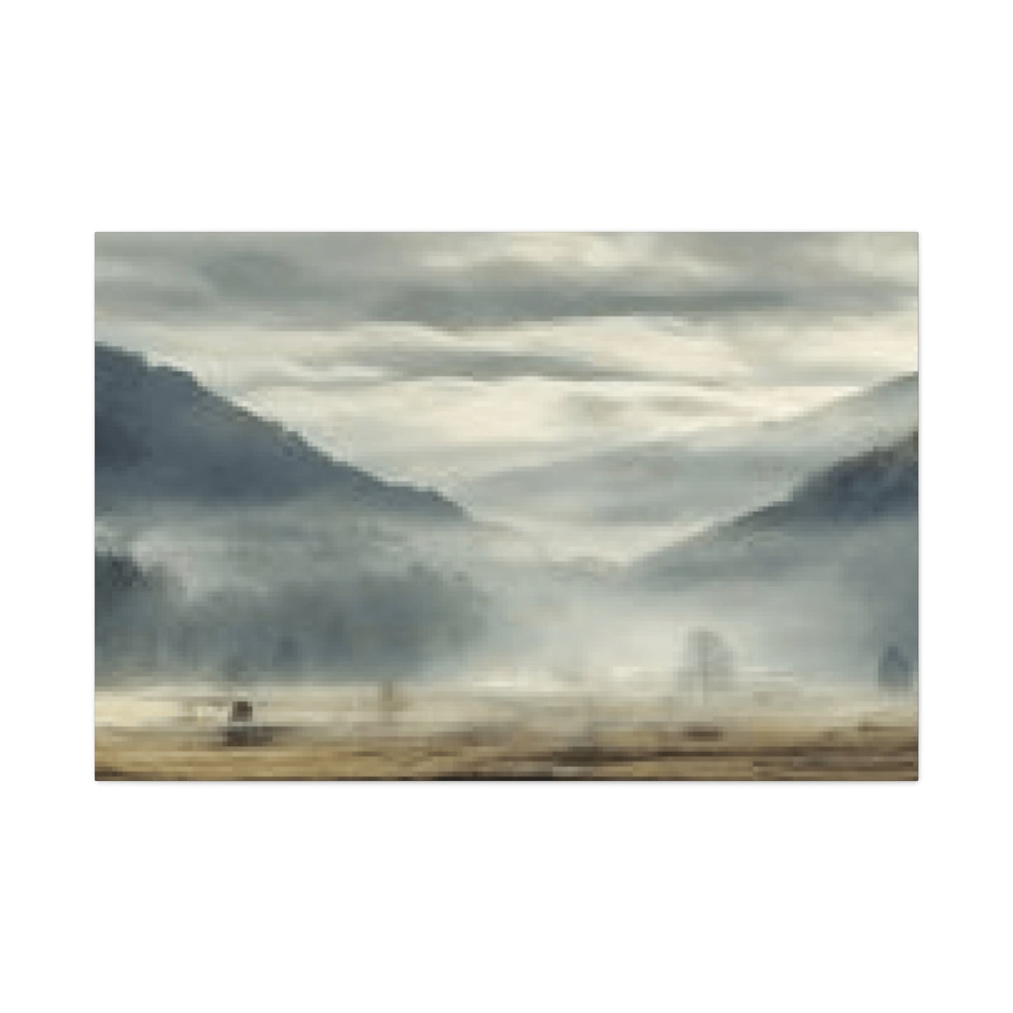 Misty Blue Ridge Painting Wall Art & Canvas Prints