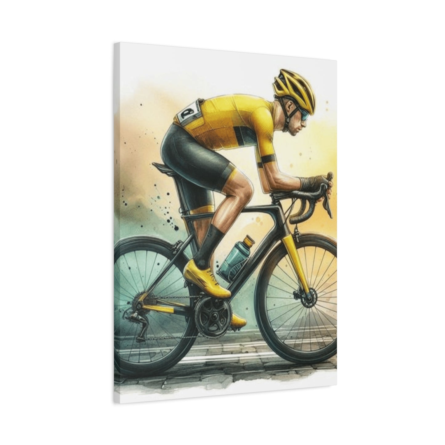 Professional Bicycle Rider Wall Art & Canvas Prints