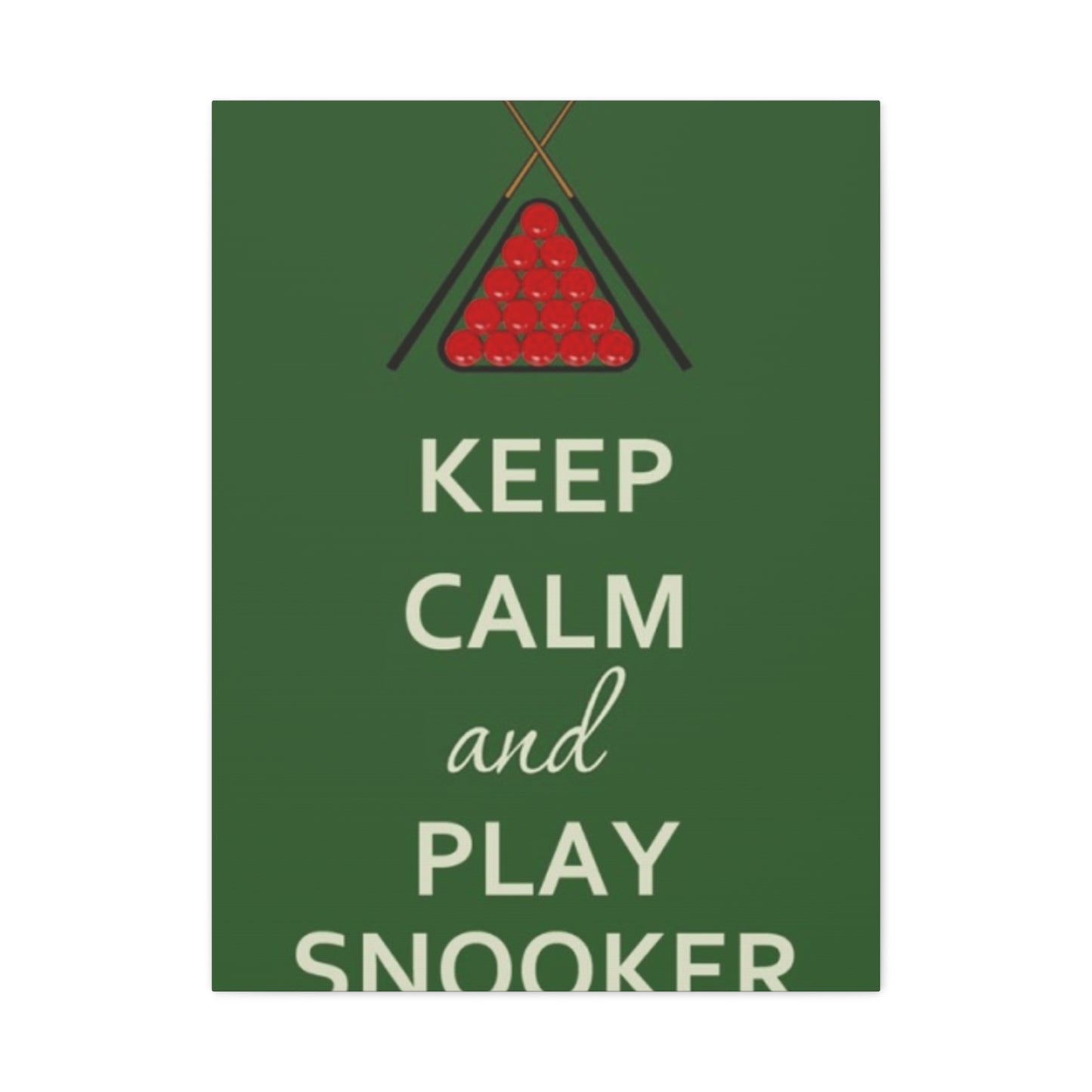 Keep Calm and Play Snooker Wall Art & Canvas Prints