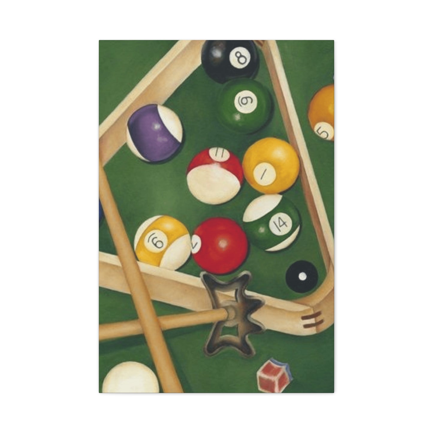 Pool Table Poster Wall Art & Canvas Prints