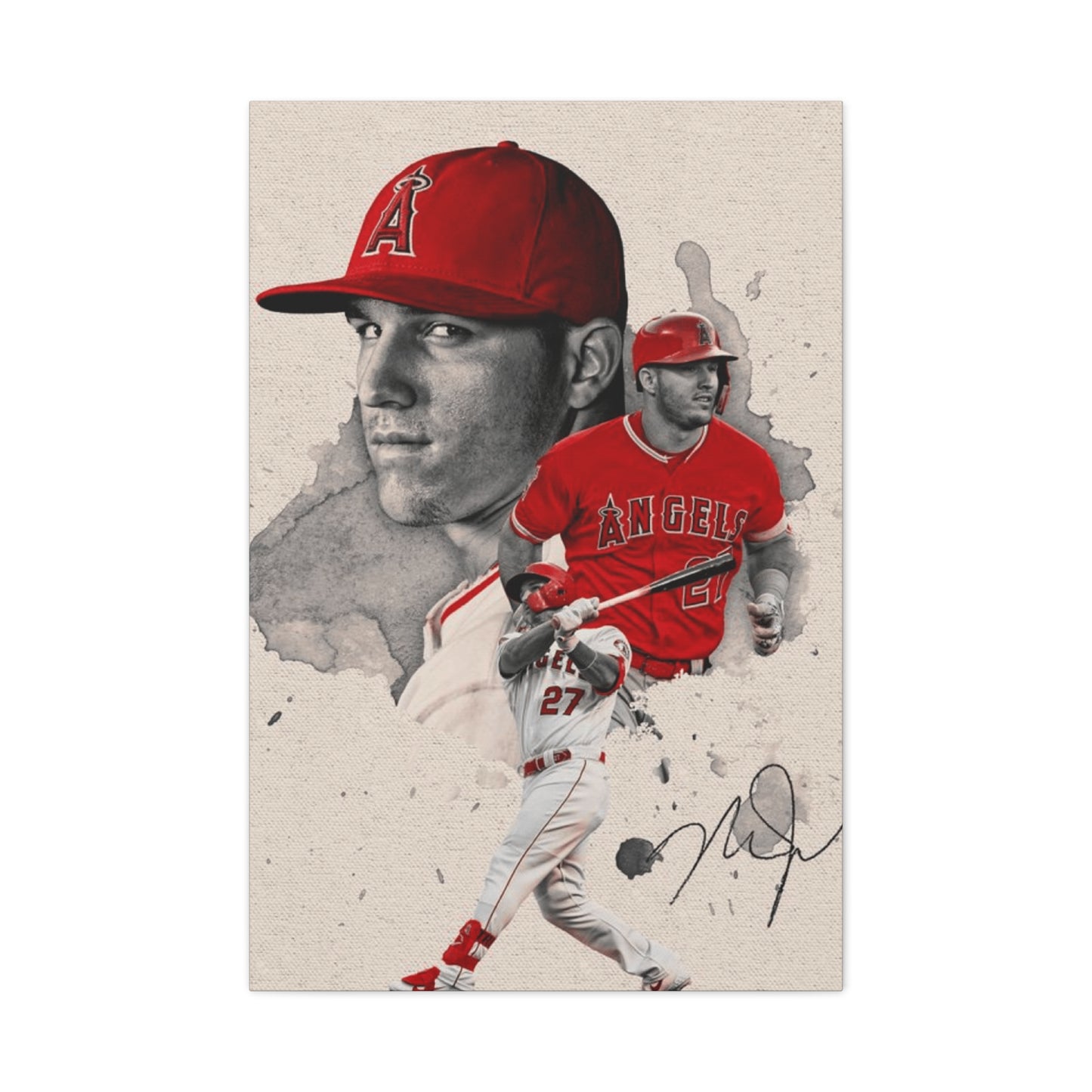 Mike Trout Wall Art & Canvas Prints