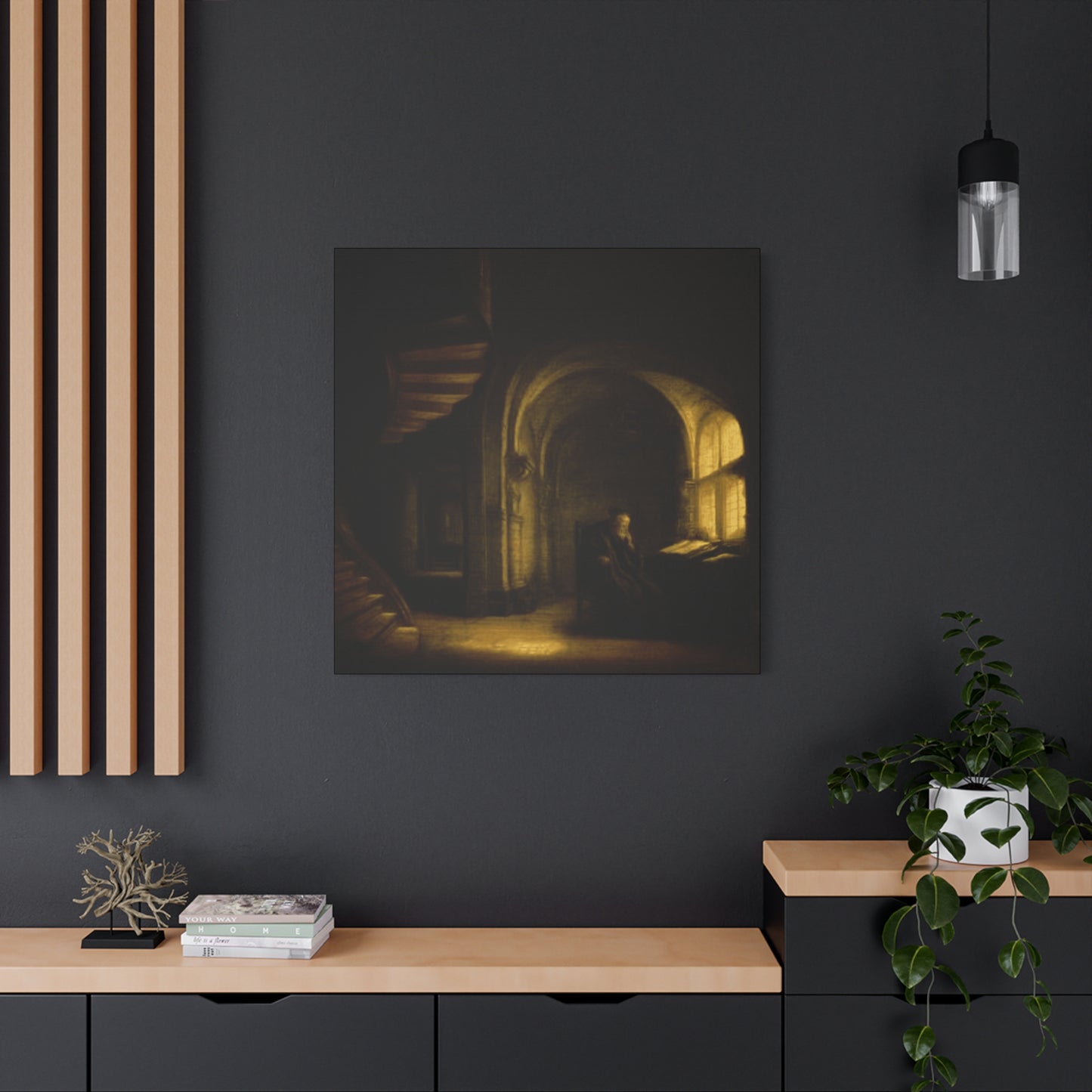 Philosopher With An Open Book Wall Art & Canvas Prints