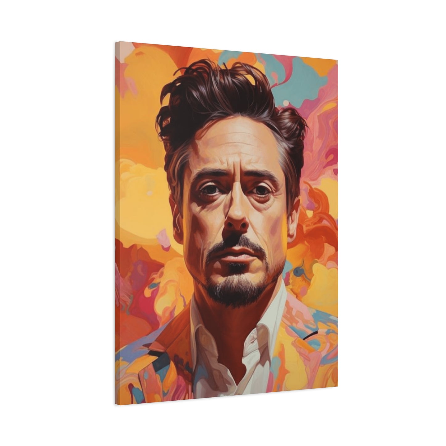 Tony Stark Abstract Portrait Wall Art & Canvas Prints