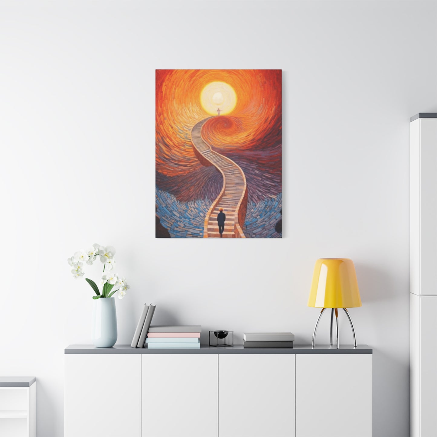 Person Heading Toward Dream Wall Art & Canvas Prints