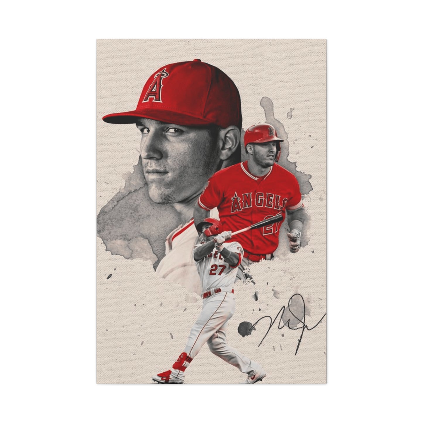 Mike Trout Wall Art & Canvas Prints