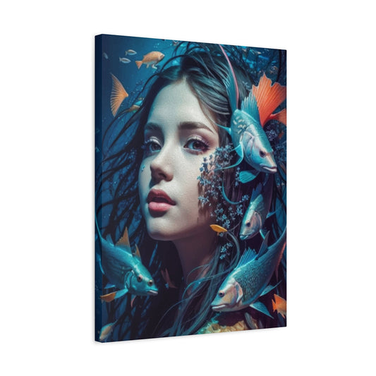 Aqua Woman Wall Art & Canvas Prints