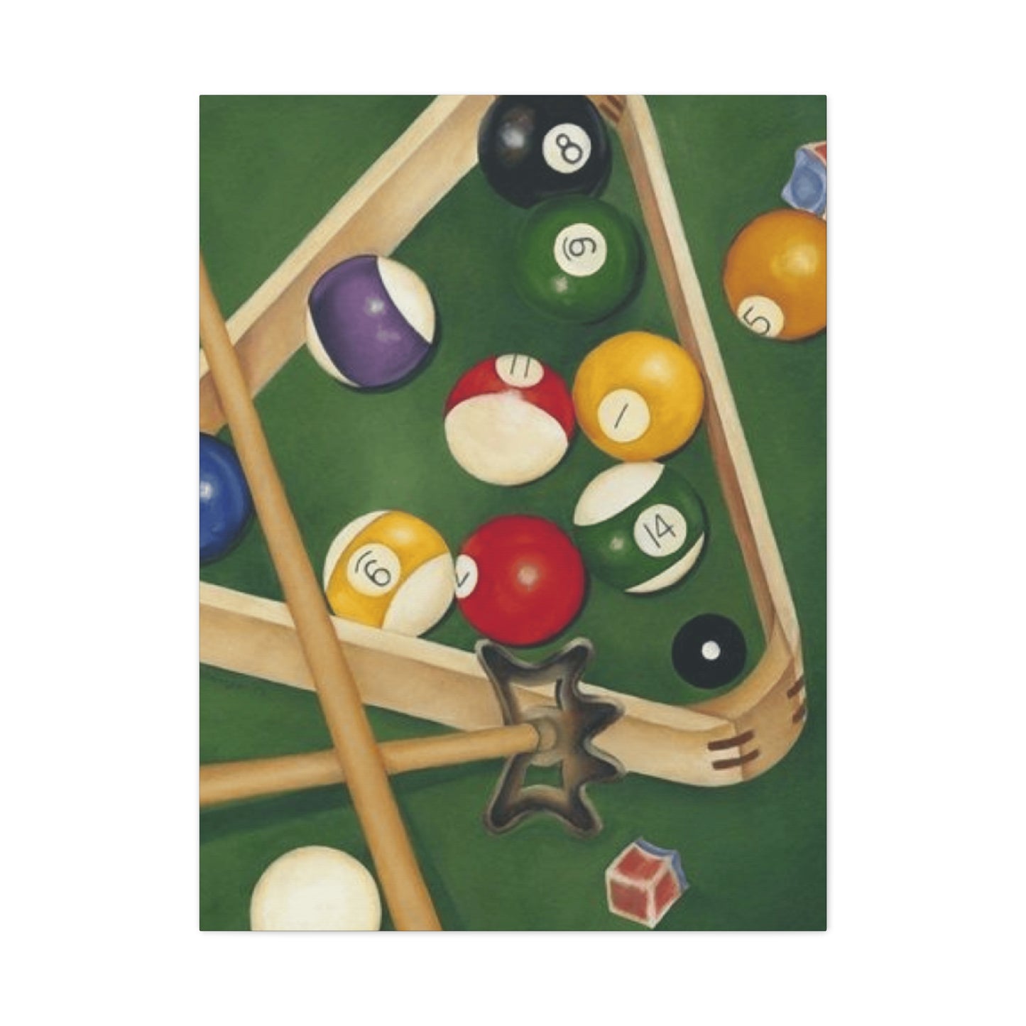 Pool Table Poster Wall Art & Canvas Prints