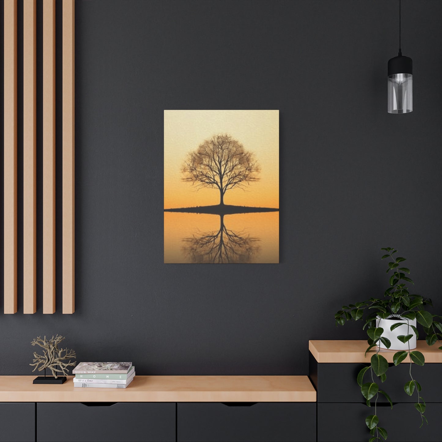 Tree Reflection in Pond Wall Art & Canvas Prints