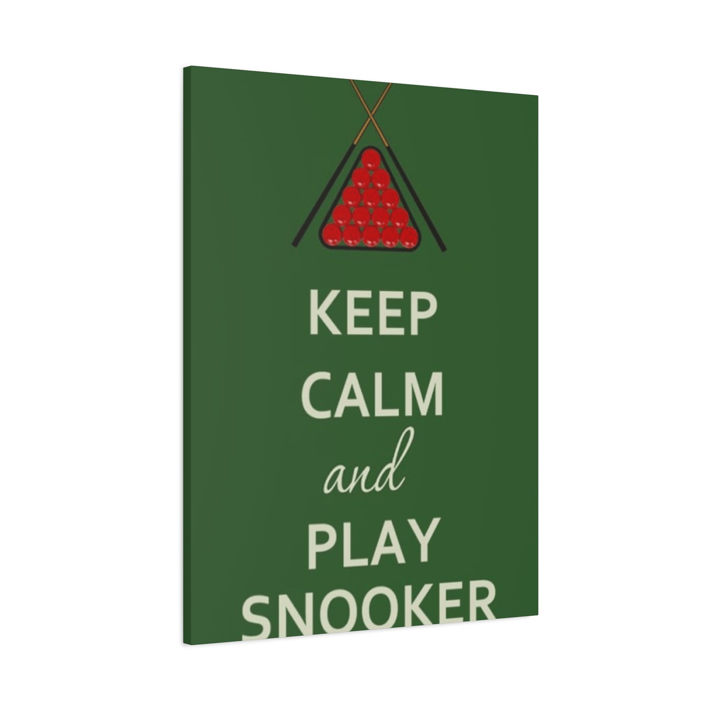 Keep Calm and Play Snooker Wall Art & Canvas Prints