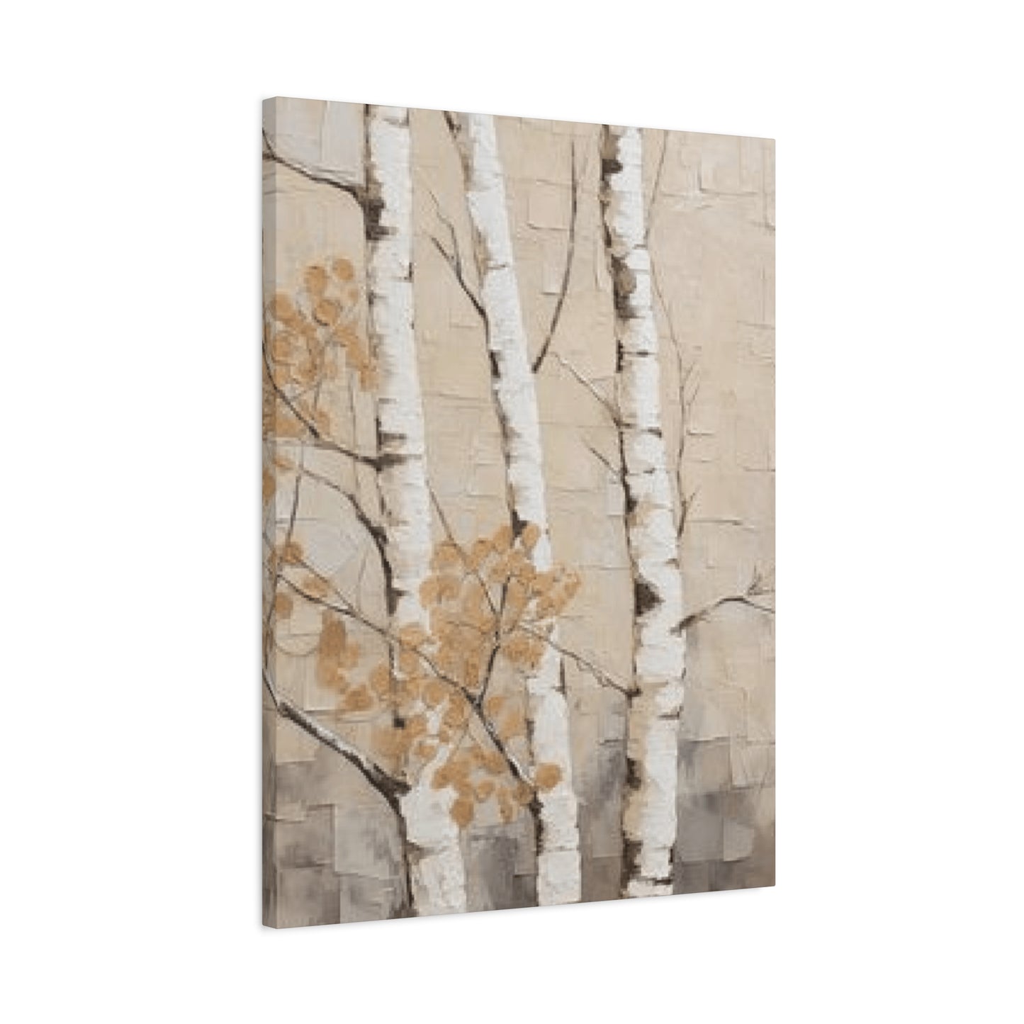 Painting of Three Birch Trees Wall Art & Canvas Prints