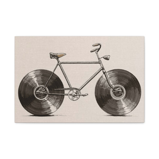 Old Bicycle Model Wall Art & Canvas Prints