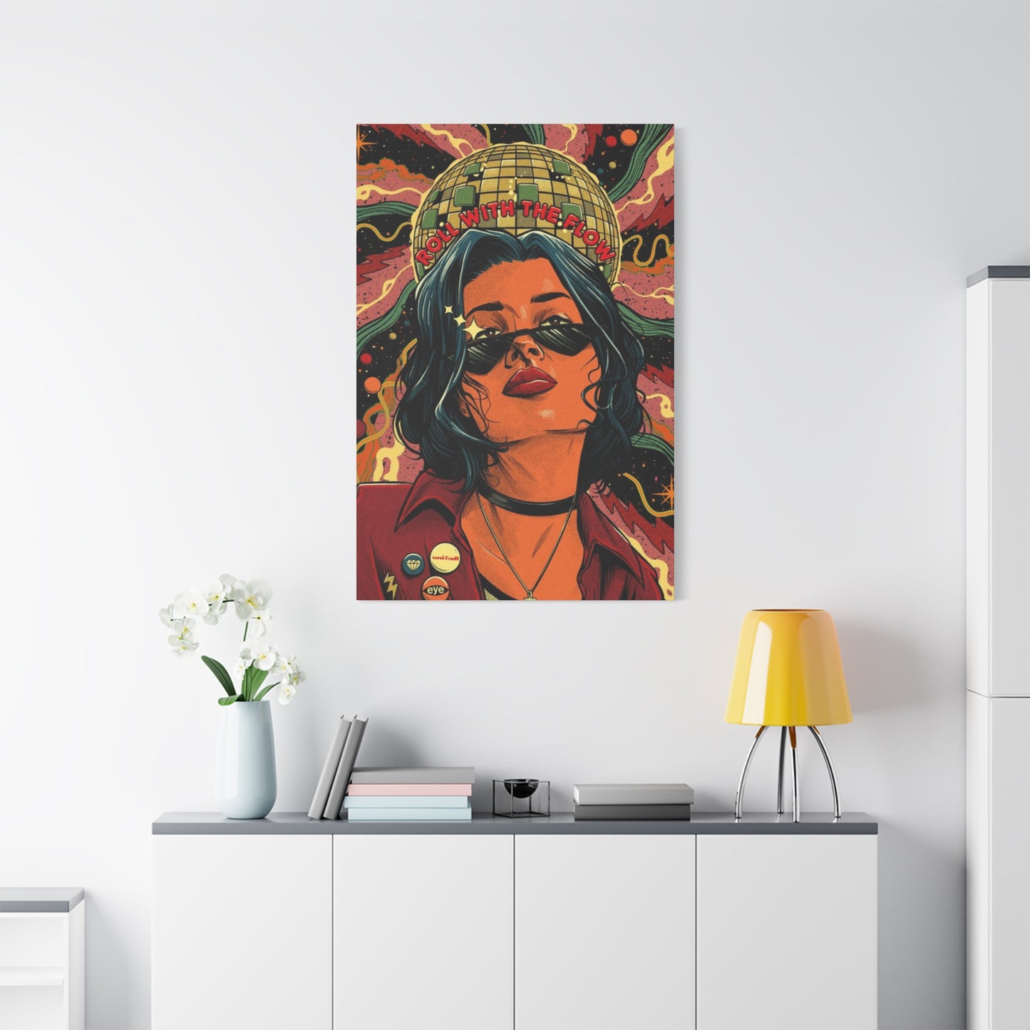 Roll With The Flow Wall Art & Canvas Prints